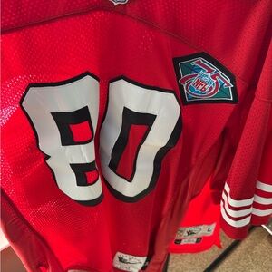 San Francisco 49ers Jerry Rice NFL Jersey with Number 80 on front and back !